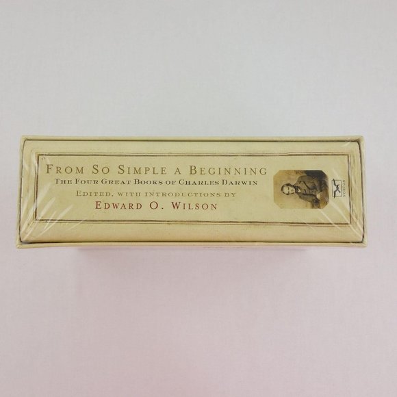 From So Simple A Beginning The Four Great Books of Charles Darwin Hardcover - Picture 4 of 5